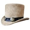 Native Indian Head Band El Dorado Suede Leather Top Hat