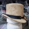 Native Indian Head Band El Dorado Suede Leather Top Hat - Image 5