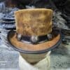 Native Indian Head Band Leather Top Hat - Image 3