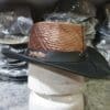 Outback Snake Textured Black Leather Cowboy Hat - Image 5