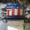 Patriotic Eagle Black Leather Top Hat - Image 4