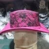 Pink Leather Western Cowgirl Hat - Image 4