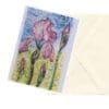Purple Iris Watercolor Floral Art Note Card Boxed Set 6 Cards 2 Designs CLEARANCE - Image 3