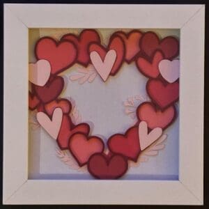 Quaint Heart of Hearts Shadowbox 2