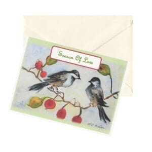 Retro Season of Love Chickadees