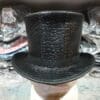 Steampunk MadHatter Leather Top Hat - Image 10
