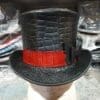Steampunk MadHatter Leather Top Hat - Image 6