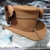 Steampunk Peace Keeper Leather Top Hat - Image 6