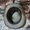 Steampunk Victorian Black Leather Top Hat - Image 7