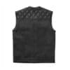 Texas Ranger Men's Club Style Leather Vest - Image 5