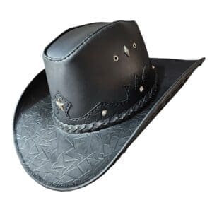 Texas Western Icon Cowboy Black Leather