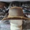 Texas Western Icon Cowboy Rusty Leather Hat - Image 4