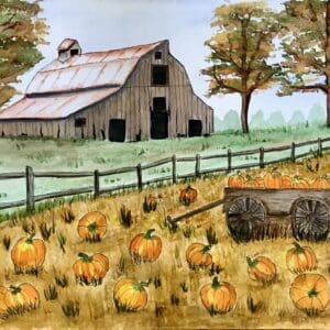 The Pumpkin Patch Farm at Harvest Time