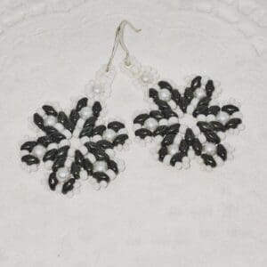 Timeless Black and White Pearl Earrings