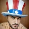 Uncle Sam American Flag Leather Top Hat - Image 6