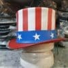 Uncle Sam Leather Top Hat - Image 2