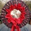 Unique Handmade Red Roses Wreath - Image 2