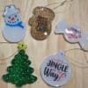 Gorgeous Glitter Mitten Christmas Ornament - Image 2