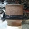 Vest And Bow Black Leather Top Hat - Image 4