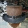 Vest And Bow Black Leather Top Hat - Image 6