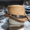 Voodoo Hatter Biker Leather Top Hat - Image 4
