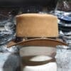 Voodoo Hatter Biker Leather Top Hat - Image 3