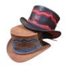 Voodoo Hatter El Dorado Double Crowned Top Hat - Image 13