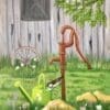 Old Fashioned Water Pump original Oil Painting - Image 2
