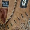 Western American Fringed Leather Coat - Image 5