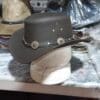 Western Cowboy Cow Grain Leather Hat - Image 2