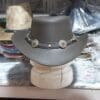 Western Cowboy Cow Grain Leather Hat - Image 4