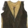 Western Fringed Suede Leather Vest - Image 4