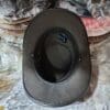 Western Horse Shackle Band Black Leather Cowboy Hat - Image 7