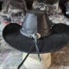 Western Icon Cowboy Anaconda Skin Texture Leather Hat - Image 6