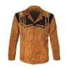 Western Native Indian American Cowboy Fringed Suede Jacket