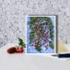 Winter Berries Nature Art Greeting Card - Image 3
