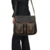 14-Inch Genuine Leather Purse – Womens Crossbody Satchel, Shoulder Bag, Tote, and Travel Handbag - Image 2