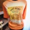 Last Night Country Music Bleached Tee - Image 2