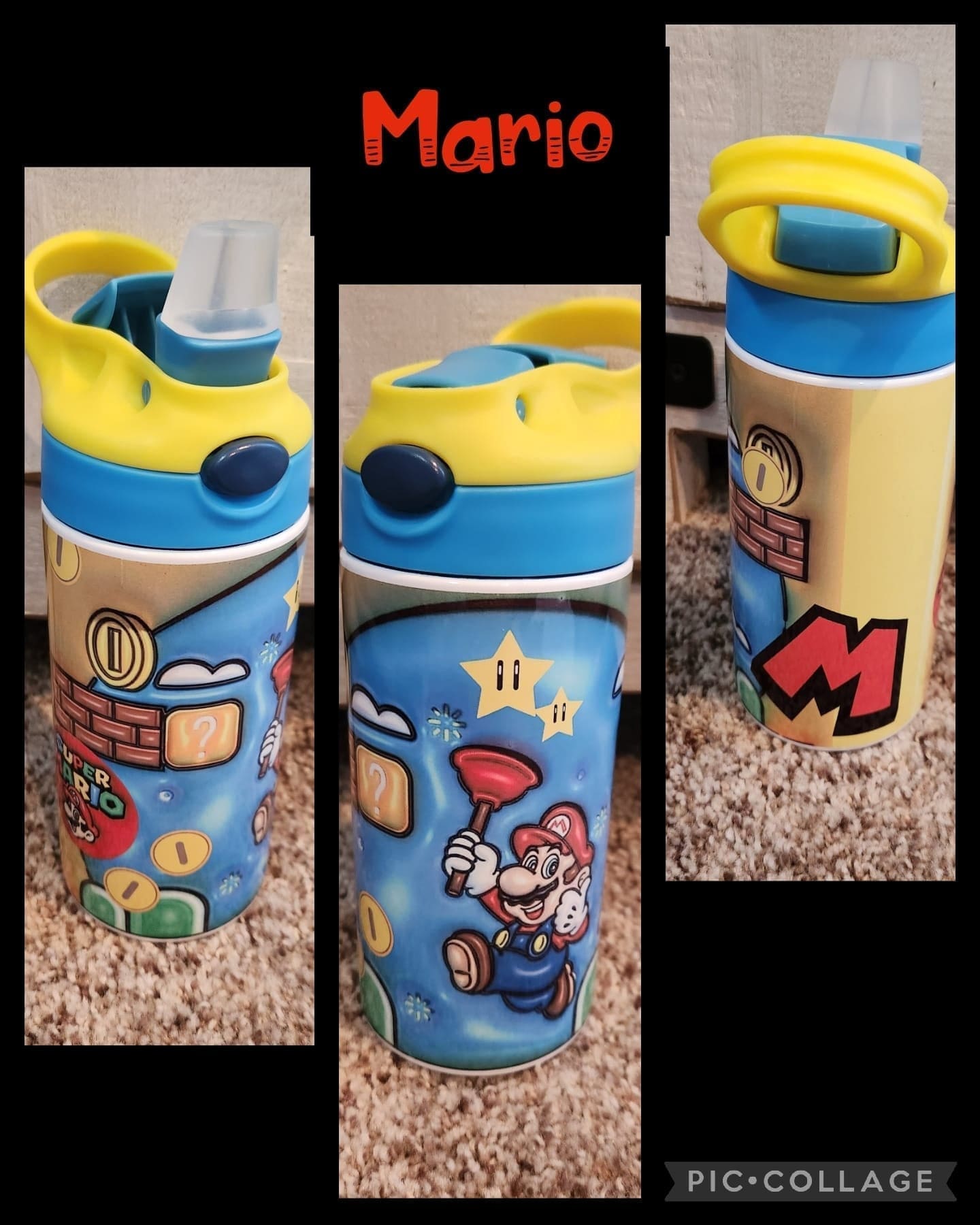 Mario 12oz water bottle Mario 12oz water bottle