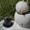 Adorable Melty Snowman Ornament with Red Scarf - Image 6