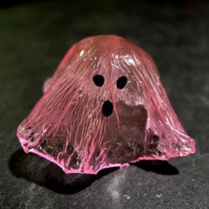 Handmade Glow in the Dark Resin Ghost