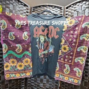 Upcycled Festival Concert Poncho 14