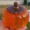 Handcrafted Resin Pumpkin Jars