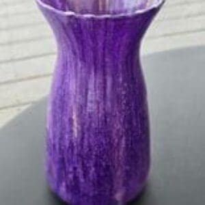 Beautiful Painted Resin Glass Vase 1
