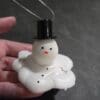 Adorable Melted Snowman Ornament - Image 3