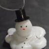 Adorable Melted Snowman Ornament