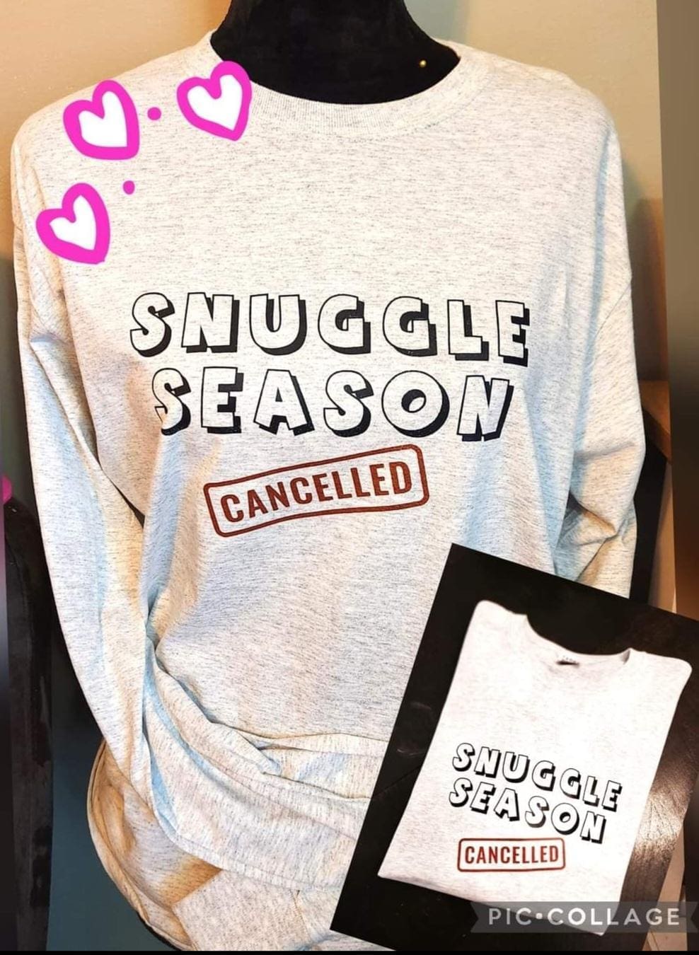 Comfy snuggle season long sleeve t-shirt Snuggle season long sleeve t-shirt