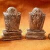 Spooky Dollhouse Miniature Squared Gravestone - Image 6