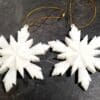 Beautiful Glitter Resin Snowflake Ornament - Image 5