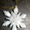 Beautiful Glitter Resin Snowflake Ornament - Image 6